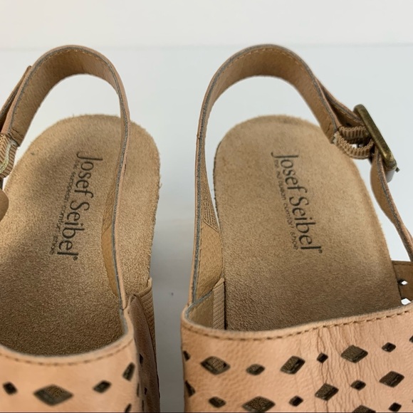 Josef Seibel Rose Mid Heel Sandal Block Heel EU40 - Picture 8 of 10